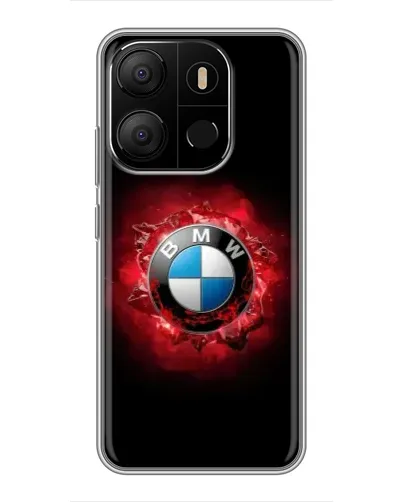 Чохол для TECNO Pop 7 з картинкою «Логотип BMW — спалах»