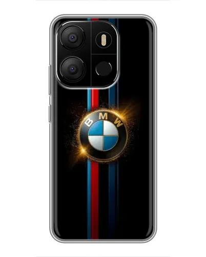 Чохол для TECNO Pop 7 з картинкою «BMW M-Power неон»