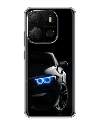Чехол для TECNO Pop 7 с картинкой «BMW — ночной взгляд» Чехол для TECNO Pop 7 с картинкой «BMW — ночной взгляд»