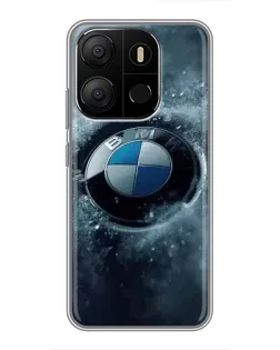 Чохол для TECNO Pop 7 з картинкою «Логотип BMW — лід»