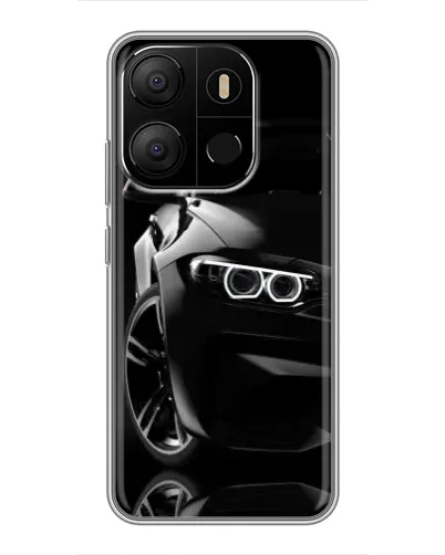 Чехол для TECNO Pop 7 с картинкой «Черная BMW — профиль» Чехол для TECNO Pop 7 с картинкой «Черная BMW — профиль»