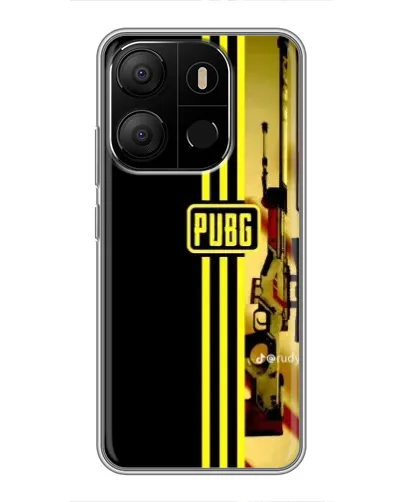 Чохол для TECNO Pop 7 з картинкою «PUBG — камуфляжний шолом» Чохол для TECNO Pop 7 з картинкою «PUBG — камуфляжний шолом»