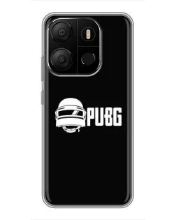 Чохол для TECNO Pop 7 з картинкою «PUBG — класичний лого»