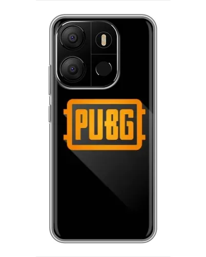Чохол для TECNO Pop 7 з картинкою «PUBG — рамка лого» Чохол для TECNO Pop 7 з картинкою «PUBG — рамка лого»