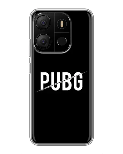Чохол для TECNO Pop 7 з картинкою «PUBG — білий логотип» Чохол для TECNO Pop 7 з картинкою «PUBG — білий логотип»