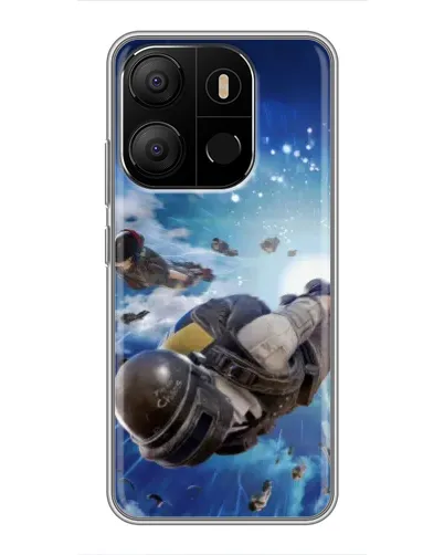 Чохол для TECNO Pop 7 з картинкою «Десант PUBG — стрибок» Чохол для TECNO Pop 7 з картинкою «Десант PUBG — стрибок»