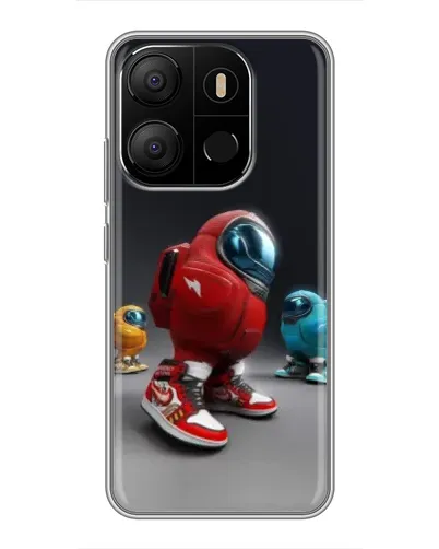 Чехол для TECNO Pop 7 с картинкой «Among Us — 3D стиль» Чехол для TECNO Pop 7 с картинкой «Among Us — 3D стиль»