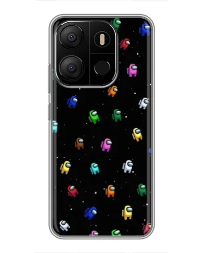 Чехол для TECNO Pop 7 с картинкой «Экипаж Among Us» Чехол для TECNO Pop 7 с картинкой «Экипаж Among Us»