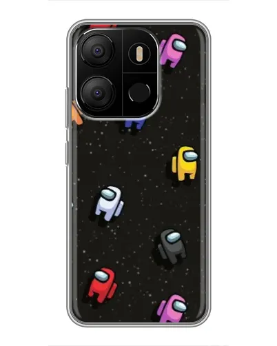 Чехол для TECNO Pop 7 с картинкой «Космический паттерн Among Us» Чехол для TECNO Pop 7 с картинкой «Космический паттерн Among Us»