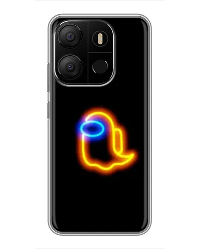 Чехол для TECNO Pop 7 с картинкой «Among Us неоновое сияние» Чехол для TECNO Pop 7 с картинкой «Among Us неоновое сияние»