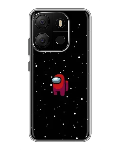 Чехол для TECNO Pop 7 с картинкой «Красный Among Us» Чехол для TECNO Pop 7 с картинкой «Красный Among Us»