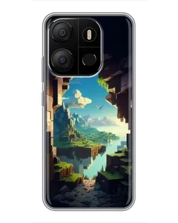 Чехол для TECNO Pop 7 с картинкой «Вид из пещеры» Чехол для TECNO Pop 7 с картинкой «Вид из пещеры»