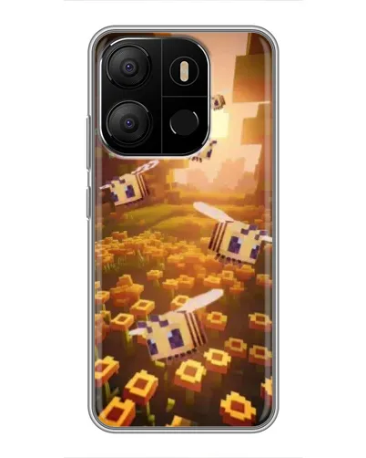 Чехол для TECNO Pop 7 с картинкой «Поле подсолнухов» Чехол для TECNO Pop 7 с картинкой «Поле подсолнухов»