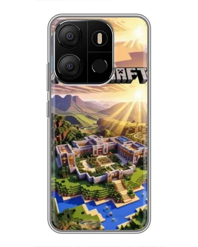 Чехол для TECNO Pop 7 с картинкой «Minecraft панорама» Чехол для TECNO Pop 7 с картинкой «Minecraft панорама»
