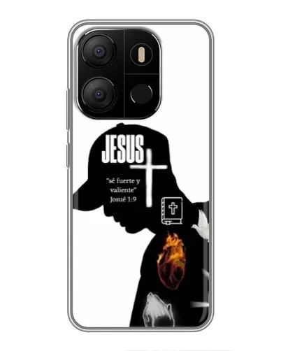 Чохол для TECNO Pop 7 з картинкою «Духовний Воїн» Чохол для TECNO Pop 7 з картинкою «Духовний Воїн»