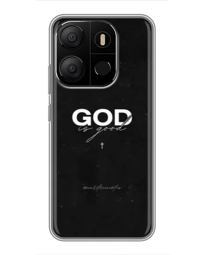 Чохол для TECNO Pop 7 з картинкою «GOD — Бог над усім» Чохол для TECNO Pop 7 з картинкою «GOD — Бог над усім»