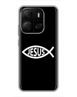 Чохол для TECNO Pop 7 з картинкою «Класичний Jesus»