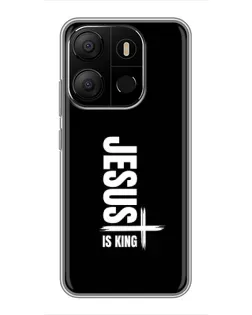 Чохол для TECNO Pop 7 з картинкою «Вертикаль віри Jesus»