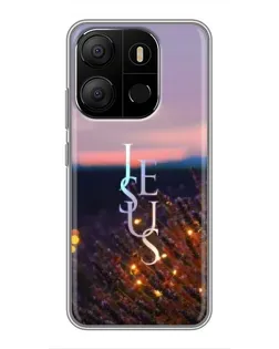 Чехол для TECNO Pop 7 с картинкой «Свет Божий ночью»
