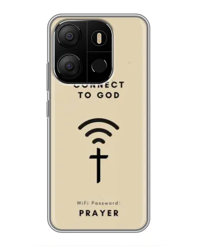 Чехол для TECNO Pop 7 с картинкой «Молитва Connect» Чехол для TECNO Pop 7 с картинкой «Молитва Connect»