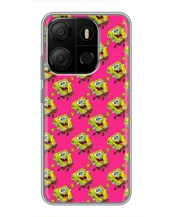 Чехол для TECNO Pop 7 с картинкой «Розовый паттерн» Чехол для TECNO Pop 7 с картинкой «Розовый паттерн»