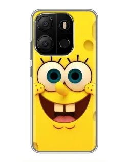 Чехол для TECNO Pop 7 с картинкой «Губка Боб улыбка» Чехол для TECNO Pop 7 с картинкой «Губка Боб улыбка»