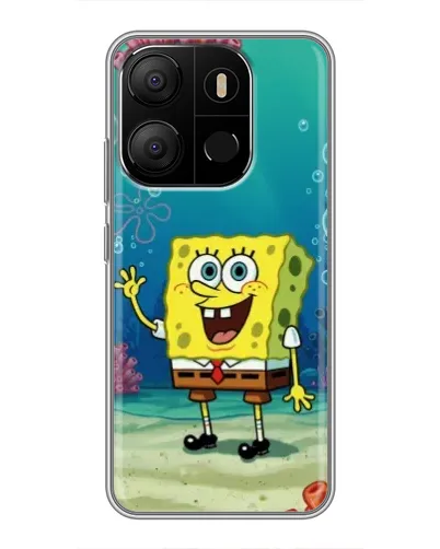 Чехол для TECNO Pop 7 с картинкой «Подводный привет»