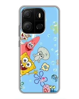Чехол для TECNO Pop 7 с картинкой «Веселые пузырьки» Чехол для TECNO Pop 7 с картинкой «Веселые пузырьки»