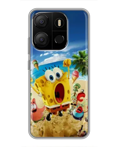 Чехол для TECNO Pop 7 с картинкой «Развлечения на пляже»