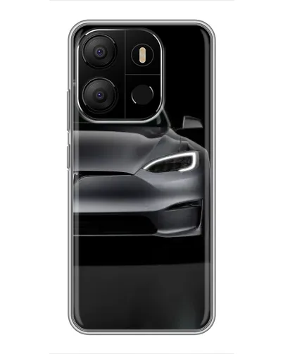 Чохол для TECNO Pop 7 з картинкою «Tesla Model S Look»