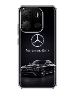 Чохол для TECNO Pop 7 з картинкою «Mercedes — решітка радіатора» Чохол для TECNO Pop 7 з картинкою «Mercedes — решітка радіатора»
