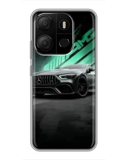 Чохол для TECNO Pop 7 з картинкою «Темний Mercedes AMG» Чохол для TECNO Pop 7 з картинкою «Темний Mercedes AMG»