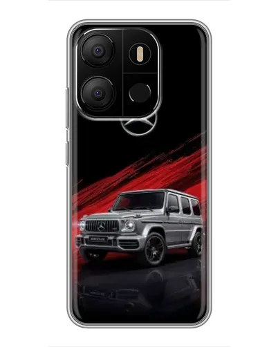 Чохол для TECNO Pop 7 з картинкою «Mercedes G-Class червоний» Чохол для TECNO Pop 7 з картинкою «Mercedes G-Class червоний»