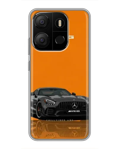 Чохол для TECNO Pop 7 з картинкою «Помаранчевий Mercedes AMG» Чохол для TECNO Pop 7 з картинкою «Помаранчевий Mercedes AMG»