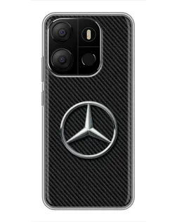Чохол для TECNO Pop 7 з картинкою «Карбоновий Mercedes стиль» Чохол для TECNO Pop 7 з картинкою «Карбоновий Mercedes стиль»