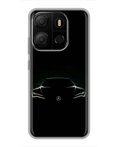 Чохол для TECNO Pop 7 з картинкою «Mercedes — силует авто» Чохол для TECNO Pop 7 з картинкою «Mercedes — силует авто»