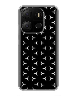 Чохол для TECNO Pop 7 з картинкою «Mercedes паттерн зірок» Чохол для TECNO Pop 7 з картинкою «Mercedes паттерн зірок»