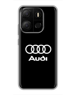 Чохол для TECNO Pop 7 з картинкою «Класичне лого Audi»