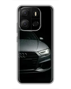 Чохол для TECNO Pop 7 з картинкою «Audi — деталізація кузова»