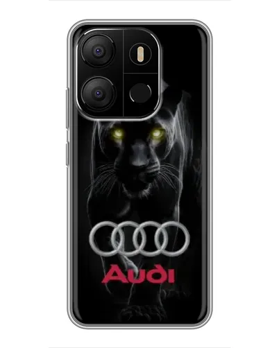Чохол для TECNO Pop 7 з картинкою «Пантера та Audi» Чохол для TECNO Pop 7 з картинкою «Пантера та Audi»