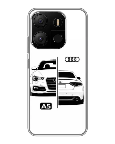 Чохол для TECNO Pop 7 з картинкою «Audi — контрастний дизайн» Чохол для TECNO Pop 7 з картинкою «Audi — контрастний дизайн»