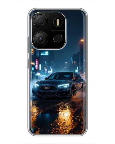 Чохол для TECNO Pop 7 з картинкою «Нічне місто та Audi» Чохол для TECNO Pop 7 з картинкою «Нічне місто та Audi»