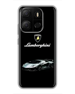 Чехол для TECNO Pop 7 с картинкой «Логотип Lamborghini классика» Чехол для TECNO Pop 7 с картинкой «Логотип Lamborghini классика»