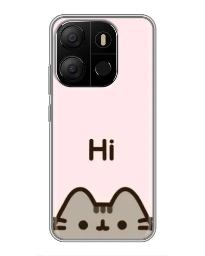 Чохол для TECNO Pop 7 з картинкою «Пушин каже Hi» Чохол для TECNO Pop 7 з картинкою «Пушин каже Hi»