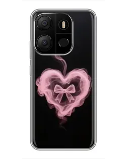 Чехол для TECNO Pop 7 с картинкой «Дымчатое сердце» Чехол для TECNO Pop 7 с картинкой «Дымчатое сердце»