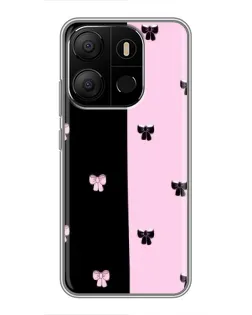 Чехол для TECNO Pop 7 с картинкой «Контрастные банты» Чехол для TECNO Pop 7 с картинкой «Контрастные банты»