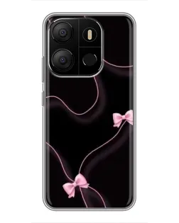 Чехол для TECNO Pop 7 с картинкой «Розовые ленты» Чехол для TECNO Pop 7 с картинкой «Розовые ленты»
