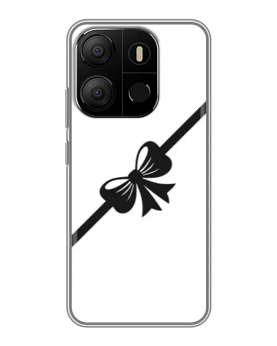 Чехол для TECNO Pop 7 с картинкой «Диагональный бант» Чехол для TECNO Pop 7 с картинкой «Диагональный бант»