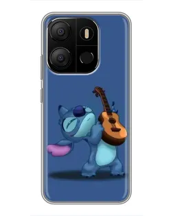 Чохол для TECNO Pop 7 з картинкою «Стіч з укулеле»