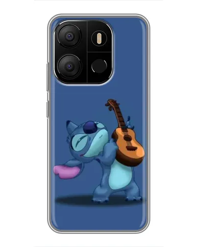 Чохол для TECNO Pop 7 з картинкою «Стіч з укулеле»
